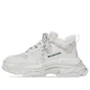 Balenciaga Triple S 'faux Fur - Grey' In Gray