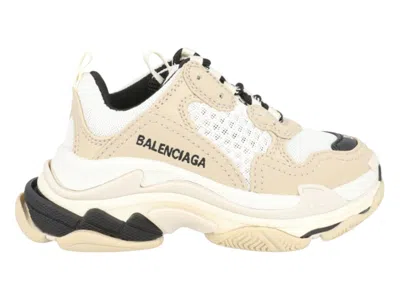 Pre-owned Balenciaga Triple S (kid's) Sneakers In Beige In Sand