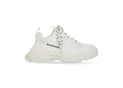 Pre-owned Balenciaga Triple S (kids) Sneakers In White