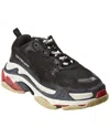 Balenciaga Triple S Sneakers In Black Polyester In Black