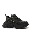 Balenciaga Chunky Black Sneakers With Logo Detail And Robust Sole In Black