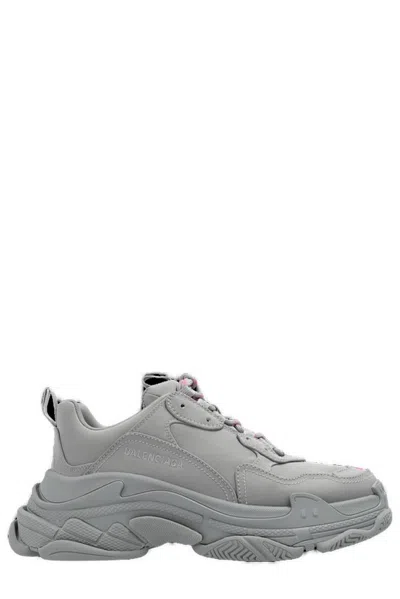 Balenciaga Triple S Sneakers In Grey