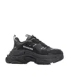 Balenciaga Triple S Piercing Sneaker In Black