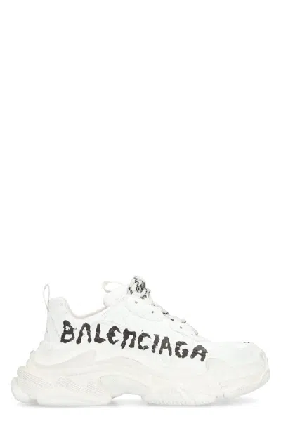 Balenciaga Triple S Low-top Sneakers In White