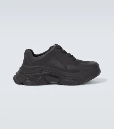 Balenciaga Triple S Molded Sneaker In Black