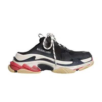 Pre-owned Balenciaga Triple S Mule 'black' | Men's Size 40