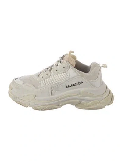 Pre-owned Balenciaga Babies' Triple S In Neutrals