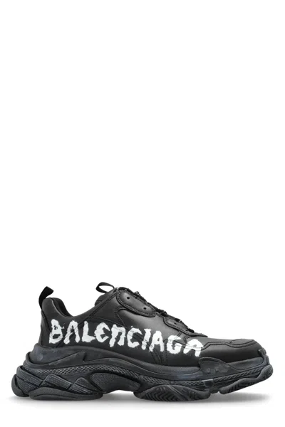Balenciaga Triple S Paint Logo