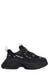 Balenciaga Triple S Piercing Sneaker In Black