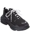 Balenciaga Triple S Clear Sole Sneaker In Black