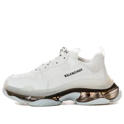 BALENCIAGA BALENCIAGA TRIPLE S SNEAKER 'CLEAR SOLE - WHITE BLACK'