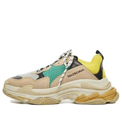 Balenciaga Triple S Sneaker 'green Yellow' 2018 In Multi