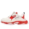 Balenciaga Triple S Sneaker 'vermillon' In White