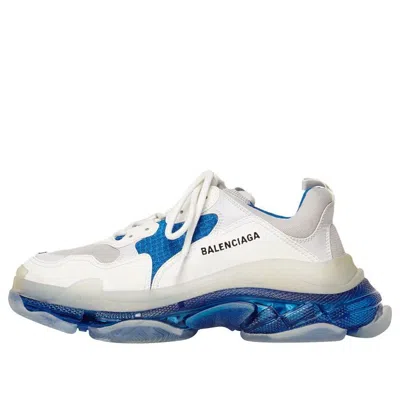 Balenciaga Triple S Sneaker 'white Blue' In Multi