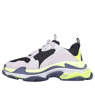 Balenciaga Triple S Sneaker 'yellow Grey' In Multi