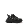 Balenciaga Chunky Black Sneakers With Logo Detail And Robust Sole In Black