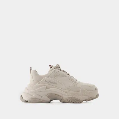 Balenciaga Triple S Sneakers In Beige