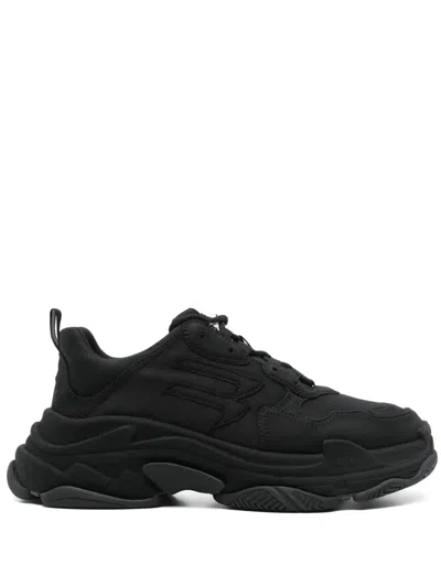 Balenciaga Triple S Sneakers In Black