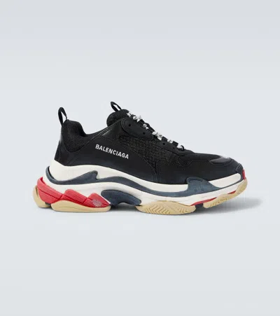 Balenciaga Triple S Sneakers In Black