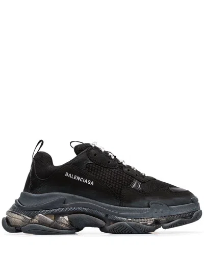 Balenciaga Triple S Sneakers In Black