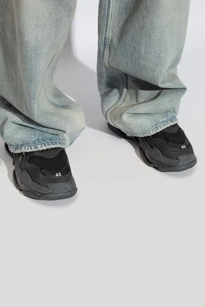 Balenciaga ‘triple S' Sneakers In Black