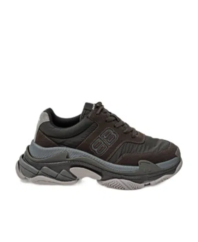 Balenciaga Triple S Sneakers In Black