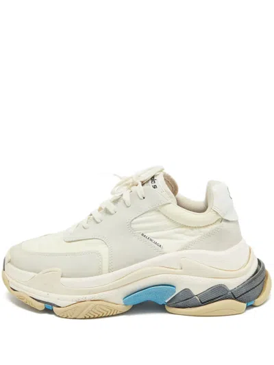 Pre-owned Balenciaga Triple S Sneakers In Gray