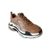 Balenciaga Triple S Sneakers Nude In Brown
