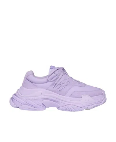 Balenciaga Triple S Sneakers - Nylon - Lilac In Purple