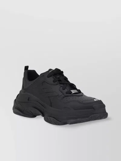 Balenciaga Triple S Sneakers Textured Platform In Grey