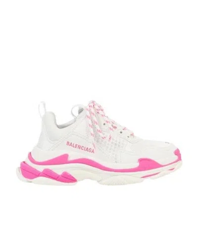 Balenciaga Triple S Sneakers In White