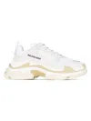 Balenciaga Triple S Low-top Sneakers With Chunky Maxi Sole In White