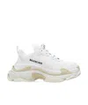 Balenciaga Sneakers Triple S Women White Cloth In White