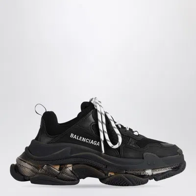 Balenciaga Triple S Sneakers With Clear Sole Black Women