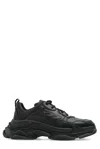Balenciaga Triple S Sporty Sneakers In Black