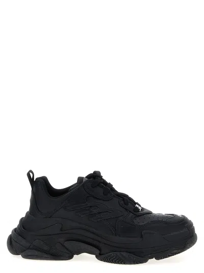 Balenciaga Triple S Sporty Sneakers Black