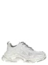 Balenciaga Triple S Sporty Sneakers In White