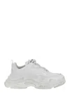 Balenciaga Triple S Sporty Sneakers In White