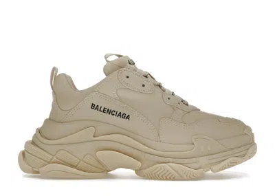 Pre-owned Balenciaga Triple S (women's) Sneakers In Beige/black