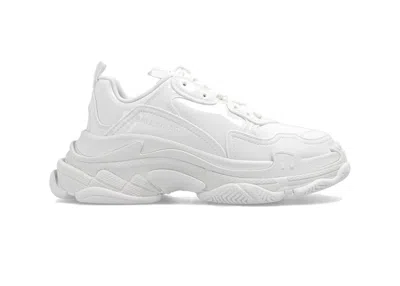 Pre-owned Balenciaga Triple S (women's) Sneakers In White