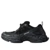 Balenciaga Black Polyester Athletic Sneakers In Black
