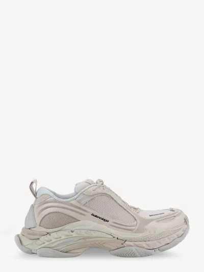 Balenciaga Triple S.2 Gandient Mesh And Nylon Inserts With Used-effect In Neutral