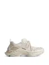 Balenciaga Triple S.2 Gandient Mesh And Nylon Inserts With Used-effect In Neutral