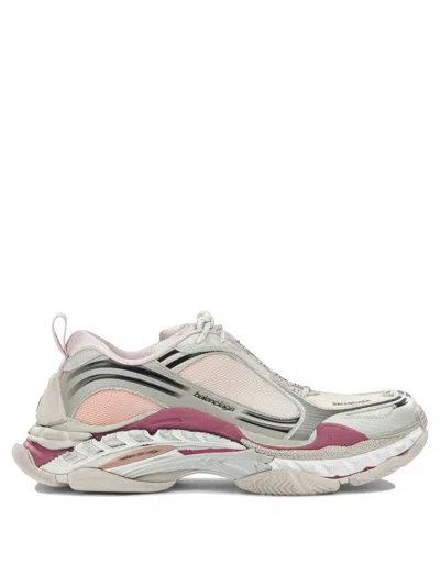 Balenciaga Triple S.2 Gandient Sneakers In Mesh And Nylon With Used Effect In Multi