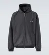 Balenciaga Men Grey Sweatshirt With Fixed Hood And Logo Detail On The Front In Cotton Man In Gray