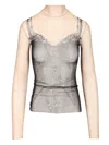 Balenciaga Trompe L Il Lingerie Top In Multi