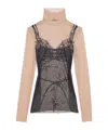 Balenciaga Trompe L Il Lingerie Top In Multi