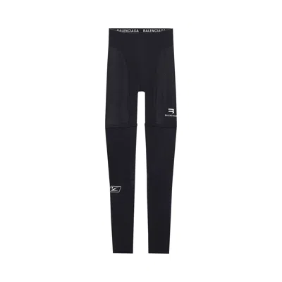 Pre-owned Balenciaga Trompe L'oeil Leggings 'black/white' | Women's Size Xs