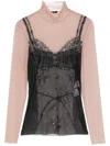 Balenciaga Trompe L Il Lingerie Top In Multi
