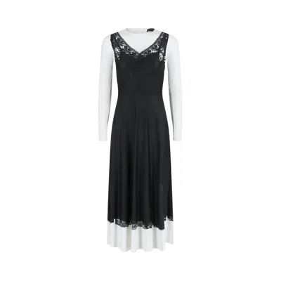 Pre-owned Balenciaga Trompe L'oeil Slip Dress 'black' | Women's Size 36